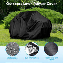 將圖片載入圖庫檢視器 Homeya Riding Lawn Mower Tractor Cover Waterproof UV Protector Heavy Duty Fits Decks Up to 72"x54'' Storage Cover