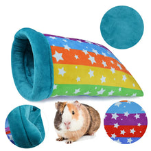 將圖片載入圖庫檢視器 Hamster Sleeping Bag,HOMEYA Small Pet Animals Soft Flannel House Bed Nest Hideout Pouch Sack Sleeping Bed for Hedgehog Squirrel Bunny Guinea Pig Rat Warm Cage Decor Accessory