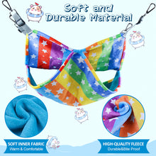 將圖片載入圖庫檢視器 Guinea Pig Hammock-HOMEYA Rat Hammock for Cage,Bunkbed Swinging Bed and Nap Sack Hideout of Pet Small Animals,Toys and Cage Accessories for Ferret Hamster Squirrel Chinchilla Bunny Sugar Glider