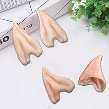 將圖片載入圖庫檢視器 Elf Ears Halloween Cosplay Costumes Pointed Prosthetic Ear Tips