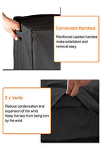 將圖片載入圖庫檢視器 Firewood Log Rack Cover, Waterproof Outdoor Dry Wood Storage Holder All-Weather Protection Tarp