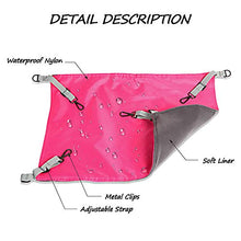 將圖片載入圖庫檢視器 HOMEYA Small Animal Guinea-Pig Hanging Hammocks Bed Pet Cage Hammock for Ferret Cat Rat Chinchilla Hamster Cavy Degu Cozy Activity Toy-Pink