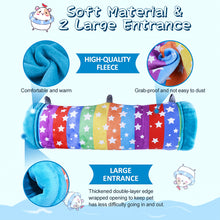 將圖片載入圖庫檢視器 Guinea Pig Hanging Tunnel-HOMEYA Guinea Pig Hideout,2-in-1 Function of Small Animal Hammock&Cozy Bed Nest,Hanging Toys and Cage Accessories for Ferret Rat Hamster Squirrel Chinchilla Sugar Glider