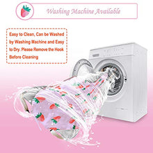 將圖片載入圖庫檢視器 Pet Small Animal Hanging Hammock, Bunkbed Hammock Toy for Ferret Hamster Parrot Rat Guinea-Pig Mice Chinchilla Sleep Bed Hideout(Strawberry Pattern)