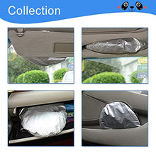 將圖片載入圖庫檢視器 KANCOKIT Car Windshield Sunshade, Cartoon Panda Auto Sun Shade Foldable Sun Visor Protector