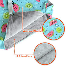 將圖片載入圖庫檢視器 Pet Small Animal Hanging Hammock, Bunkbed Hammock Toy for Ferret Hamster Parrot Rat Guinea-Pig Mice Chinchilla Sleep Bed Hideout(Watermelon Pattern)