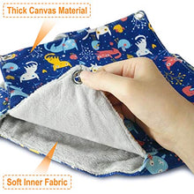 將圖片載入圖庫檢視器 Pet Small Animal Hanging Hammock, Bunkbed Hammock Toy for Ferret Hamster Parrot Rat Guinea-Pig Mice Chinchilla Sleep Bed Hideout (Small Cat Pattern)