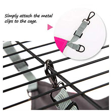 將圖片載入圖庫檢視器 HOMEYA Small Animal Guinea-Pig Hanging Hammocks Bed Pet Cage Hammock for Ferret Cat Rat Chinchilla Hamster Cavy Degu Cozy Activity Toy-Pink