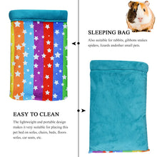 將圖片載入圖庫檢視器 Hamster Sleeping Bag,HOMEYA Small Pet Animals Soft Flannel House Bed Nest Hideout Pouch Sack Sleeping Bed for Hedgehog Squirrel Bunny Guinea Pig Rat Warm Cage Decor Accessory