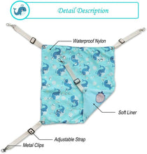 將圖片載入圖庫檢視器 HOMEYA Pet Small Animal Hanging Hammock, Hammock Bed Swinging Toy for Ferret Guinea-Pig Hamster Rat Mice Chinchilla Hideout Winter