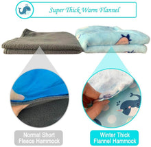 將圖片載入圖庫檢視器 HOMEYA Pet Small Animal Hanging Hammock, Hammock Bed Swinging Toy for Ferret Guinea-Pig Hamster Rat Mice Chinchilla Hideout Winter