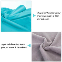 將圖片載入圖庫檢視器 HOMEYA Small Animal Guinea-Pig Hanging Hammocks Bed Pet Cage Hammock for Ferret Cat Rat Chinchilla Hamster Cavy Degu Cozy Activity Fun Toy-Light Blue