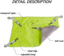 將圖片載入圖庫檢視器 HOMEYA Small Animal Guinea-Pig Hanging Hammocks Bed Pet Cage Hammock for Ferret Cat Rat Chinchilla Hamster Cavy Degu Cozy Activity Fun Toy-Green