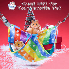 將圖片載入圖庫檢視器 Guinea Pig Hammock-HOMEYA Rat Hammock for Cage,Bunkbed Swinging Bed and Nap Sack Hideout of Pet Small Animals,Toys and Cage Accessories for Ferret Hamster Squirrel Chinchilla Bunny Sugar Glider