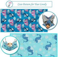 將圖片載入圖庫檢視器 HOMEYA Pet Small Animal Hanging Hammock, 3 Layer Hammock Bed Swinging Toy for Ferret Guinea-Pig Hamster Rat Chinchilla Nap Sack Hideout Winter