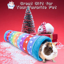 將圖片載入圖庫檢視器 Guinea Pig Hanging Tunnel-HOMEYA Guinea Pig Hideout,2-in-1 Function of Small Animal Hammock&Cozy Bed Nest,Hanging Toys and Cage Accessories for Ferret Rat Hamster Squirrel Chinchilla Sugar Glider