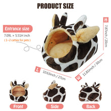 將圖片載入圖庫檢視器 HOMEYA Small Animal Pet Bed, Sleeping House Habitat Nest for Guinea Pig Hedgehog Rat Chinchilla Hideout Bedding with Removable Washable Mat-Brown