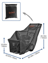 將圖片載入圖庫檢視器 Snow Blower Cover | Homeya Snow Thrower Cover | Heavy Duty Waterproof Snowblower Protector for Most Blower Outdoor Winter Machine