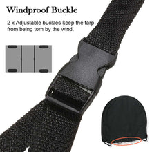 將圖片載入圖庫檢視器 Firewood Log Hoop Cover | Log Ring Rack Cover | 420D Oxford Waterproof Wood Storage Holder Cover with Zipper & Adjustable Buckle