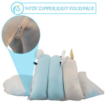 將圖片載入圖庫檢視器 Small Animal Pet Bed,HOMEYA Guinea Pig Hideout Hanging Bedding for Hamster Chinchilla Rat Hedgehog Bunny Snuggle House with 4 Hook Pets Gifts-Blue