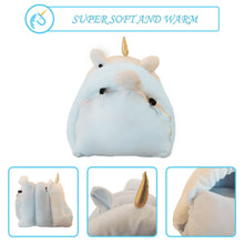 將圖片載入圖庫檢視器 Small Animal Pet Bed,HOMEYA Guinea Pig Hideout Hanging Bedding for Hamster Chinchilla Rat Hedgehog Bunny Snuggle House with 4 Hook Pets Gifts-Blue