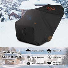 將圖片載入圖庫檢視器 Homeya Two-Stage Snow Thrower Cover, Waterproof Snow Blower Storage Protector, 420D
