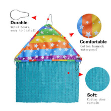 將圖片載入圖庫檢視器 Guinea Pig Hideout - HOMEYA 2IN1 Corner Fleece Forest Hideaway Hammock &amp; Reversible Sleeping Mat Bed for Hamster, Ferrets, Chinchillas, Rats, Bunny and Other Small Animals -House Toy Cage Accessories
