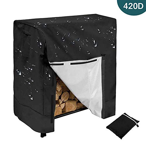 Log Rack Cover, Waterproof Firewood Cover All-Weather Protection Dry Wood Rack Cover