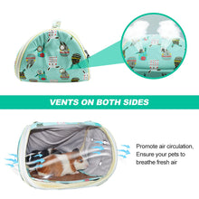 將圖片載入圖庫檢視器 Pet Carrier Bag,HOMEYA Small Animal Guinea Pig Hamster Portable Breathable Outgoing Sling Carrier Bag for Hedgehog Chinchilla Rats Sugar Glider with Shoulder Strap for Outdoor,Travel,Hiking (Rabbit)

