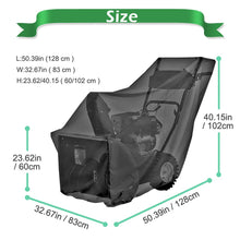 將圖片載入圖庫檢視器 Homeya Two-Stage Snow Thrower Cover, Waterproof Snow Blower Storage Protector, 420D
