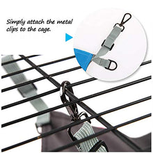 將圖片載入圖庫檢視器 HOMEYA Small Animal Guinea-Pig Hanging Hammocks Bed Pet Cage Hammock for Ferret Cat Rat Chinchilla Hamster Cavy Degu Cozy Activity Toy-Blue
