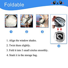 將圖片載入圖庫檢視器 KANCOKIT Car Windshield Sunshade, Cartoon Panda Auto Sun Shade Foldable Sun Visor Protector
