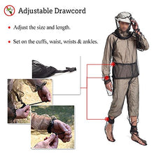 將圖片載入圖庫檢視器 Anti Mosquito Netting Suit Ultra-fine Mesh Pants Mitt Socks for Protecting Hunting Fishing

