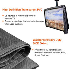 將圖片載入圖庫檢視器 Outdoor TV Cover with Scratch Resistant Liner, Outside Waterproof Weatherproof Dust Resistant Television LED Screen Protector
