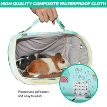 將圖片載入圖庫檢視器 Pet Carrier Bag,HOMEYA Small Animal Guinea Pig Hamster Portable Breathable Outgoing Sling Carrier Bag for Hedgehog Chinchilla Rats Sugar Glider with Shoulder Strap for Outdoor,Travel,Hiking (Rabbit)
