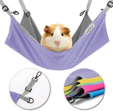 將圖片載入圖庫檢視器 HOMEYA Small Animal Guinea-Pig Hanging Hammocks Bed Pet Cage Hammock for Ferret Cat Rat Chinchilla Hamster Cavy Degu Cozy Activity Fun Toy-Purple
