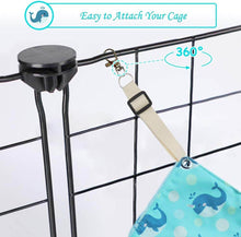 將圖片載入圖庫檢視器 HOMEYA Pet Small Animal Hanging Hammock, Hammock Bed Swinging Toy for Ferret Guinea-Pig Hamster Rat Mice Chinchilla Hideout Winter

