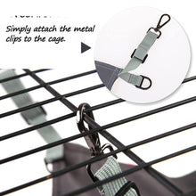 將圖片載入圖庫檢視器 Homeya Small Animal Guinea-Pig Hanging Hammocks Bed Pet Cage Hammock for Ferret Cat Rat Chinchilla Hamster Cavy Degu Gerbil Rabbit Playing Cozy Activity Fun Toy-Grey
