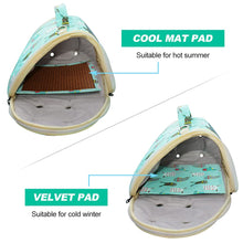 將圖片載入圖庫檢視器 Pet Carrier Bag,HOMEYA Small Animal Guinea Pig Hamster Portable Breathable Outgoing Sling Carrier Bag for Hedgehog Chinchilla Rats Sugar Glider with Shoulder Strap for Outdoor,Travel,Hiking (Rabbit)
