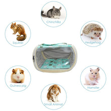 將圖片載入圖庫檢視器 Pet Carrier Bag,HOMEYA Small Animal Guinea Pig Hamster Portable Breathable Outgoing Sling Carrier Bag for Hedgehog Chinchilla Rats Sugar Glider with Shoulder Strap for Outdoor,Travel,Hiking (Rabbit)
