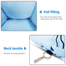 將圖片載入圖庫檢視器 Small Animal Pet Bed,HOMEYA Cuddle Cup Hideout Bedding for Guinea Pig Rabbit Bunny Hamster Chinchilla Rat Hedgehog House Machine Washable-Blue
