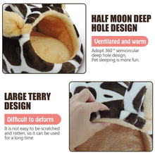 將圖片載入圖庫檢視器 HOMEYA Small Animal Pet Bed, Sleeping House Habitat Nest for Guinea Pig Hedgehog Rat Chinchilla Hideout Bedding with Removable Washable Mat-Brown

